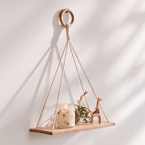 BNWOT⎜UO⎜Elie Macramé Hanging Shelf - Picture 2 of 6